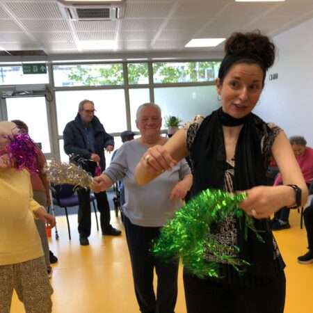 An image from a dance class by Age Uk